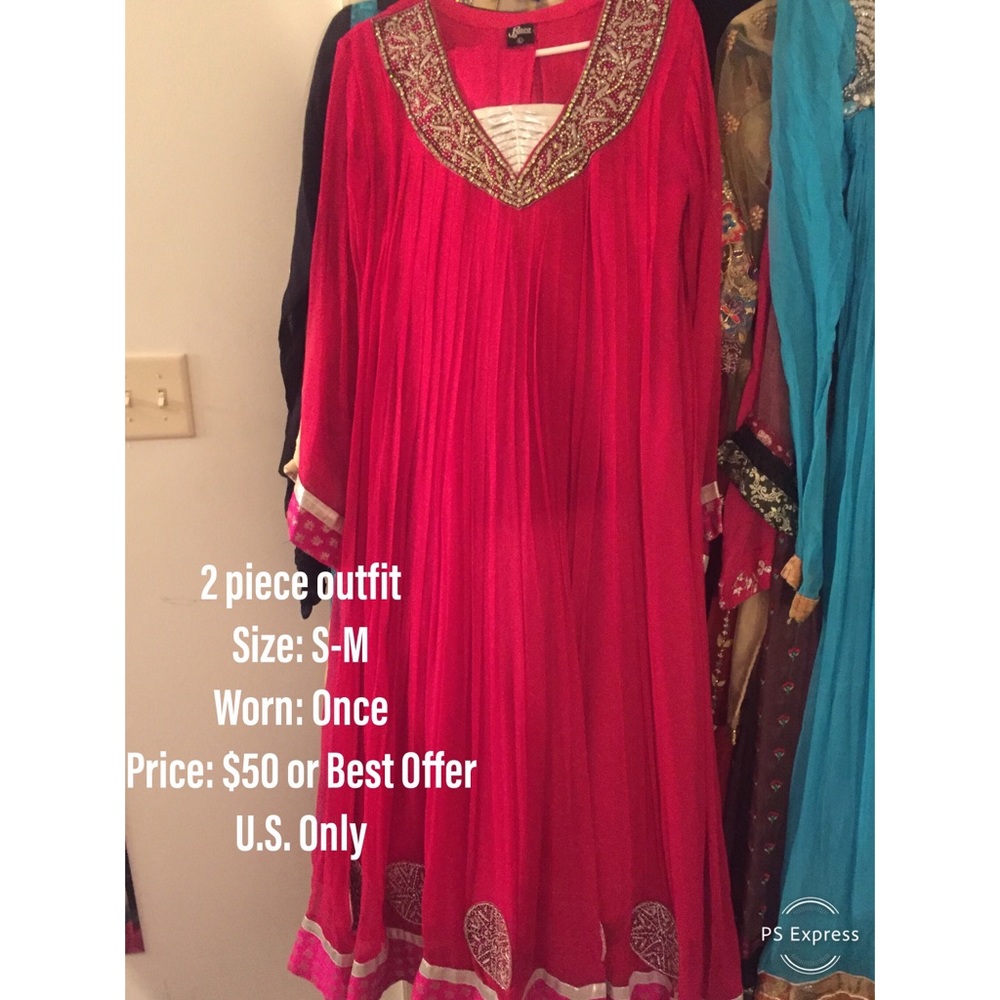 Pakistani / Indian Pink Anarkali